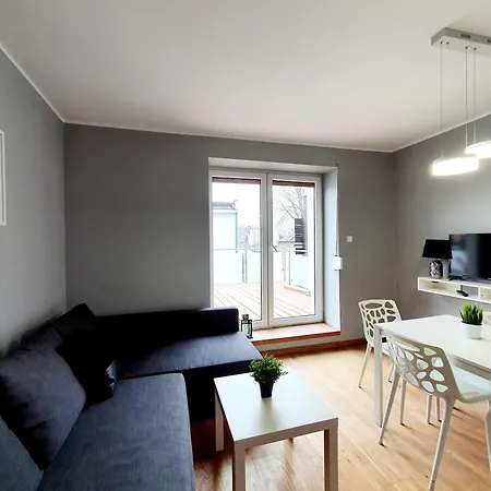 Apartment Portowcow Iii Z Tarasem Gdansk
