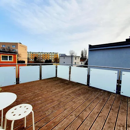 Apartment Portowcow Iii Z Tarasem Gdansk